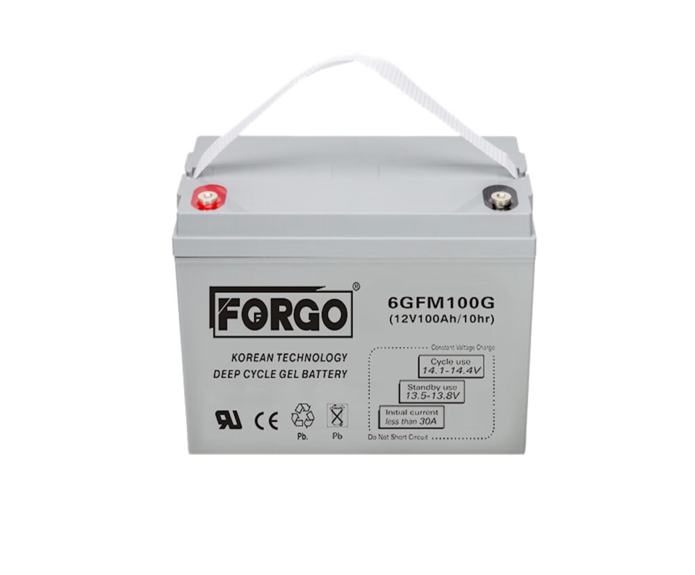 BATERIA GEL CICLO PROFUNDO FORGO 12V 100A